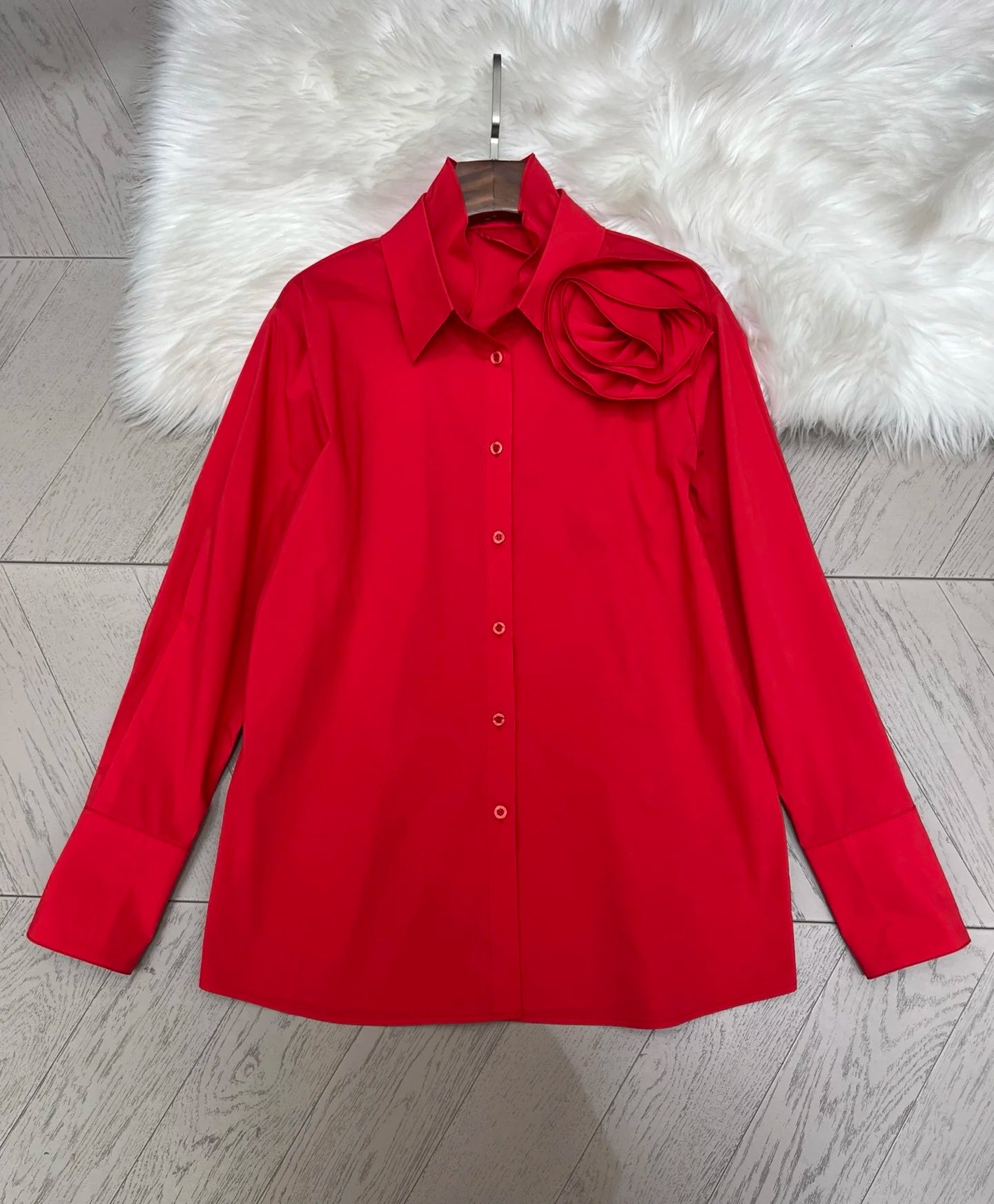 Elegant And Versatile Women'S Long-Sleeved Shirt